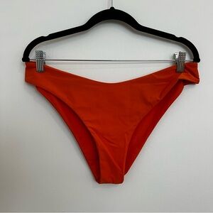 Vibrant Orange Bikini Bottom L